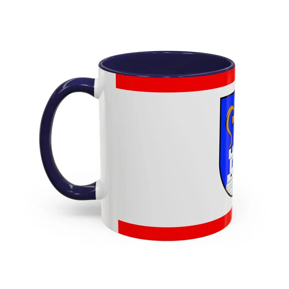 Flag of Ostholstein Germany - Accent Coffee Mug - Go Mug Yourself