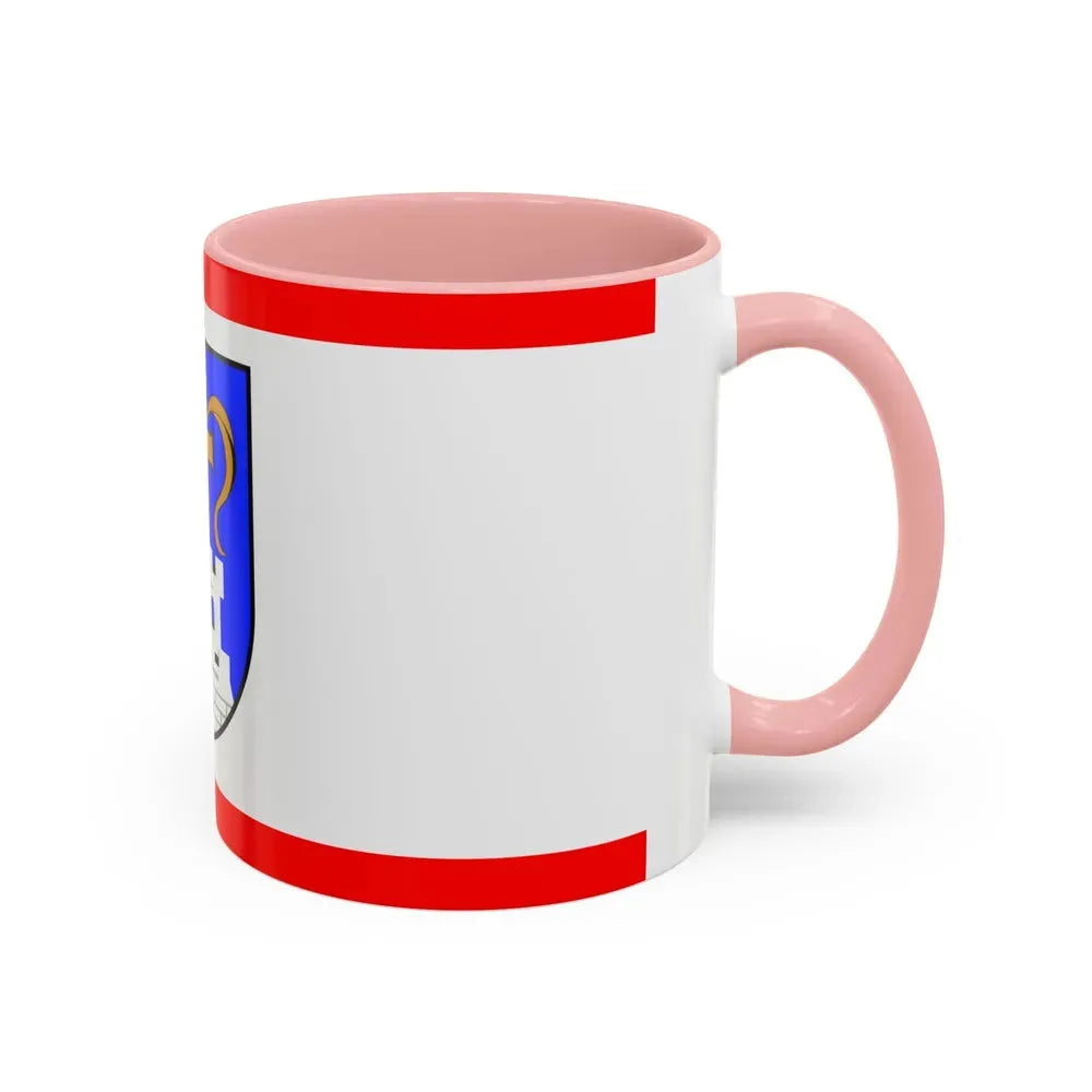 Flag of Ostholstein Germany - Accent Coffee Mug - Go Mug Yourself