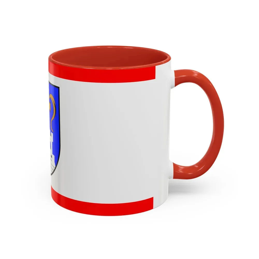 Flag of Ostholstein Germany - Accent Coffee Mug - Go Mug Yourself