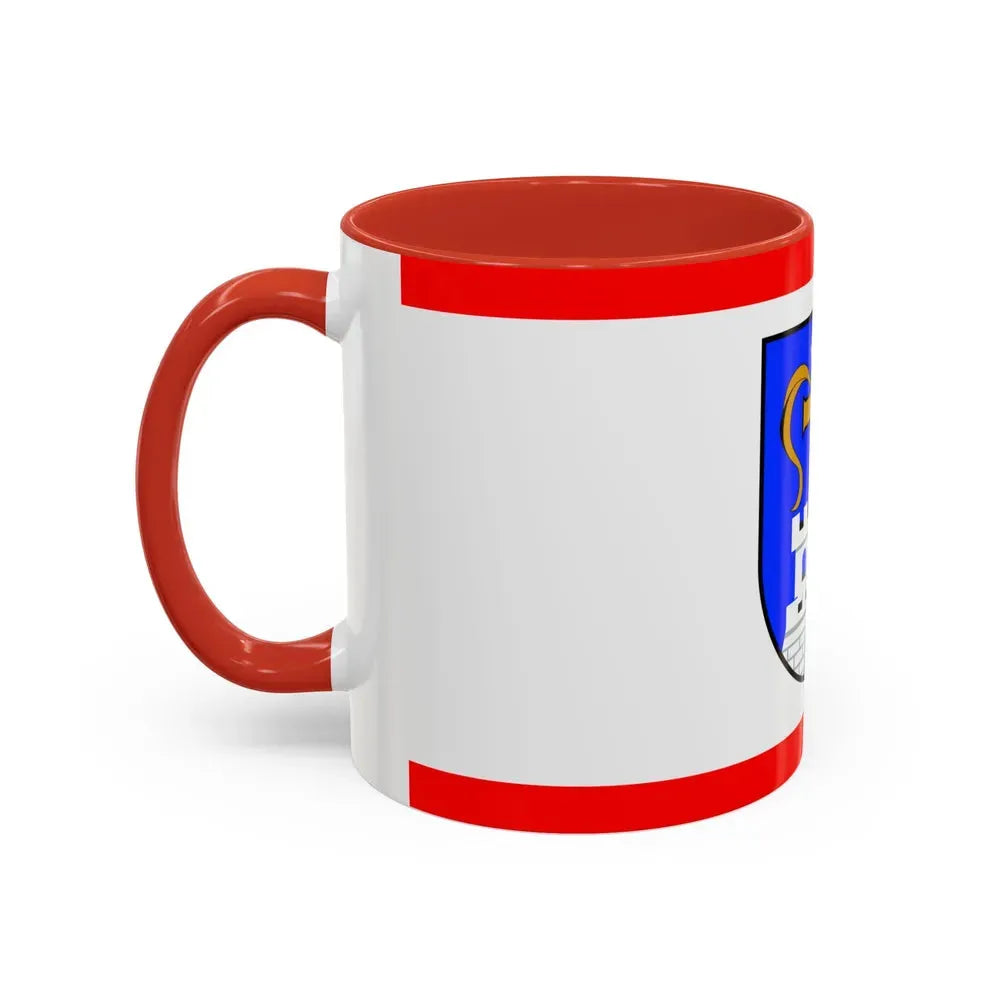 Flag of Ostholstein Germany - Accent Coffee Mug - Go Mug Yourself
