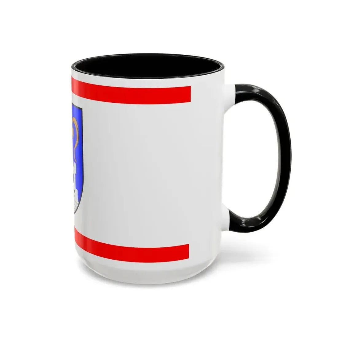 Flag of Ostholstein Germany - Accent Coffee Mug - Go Mug Yourself