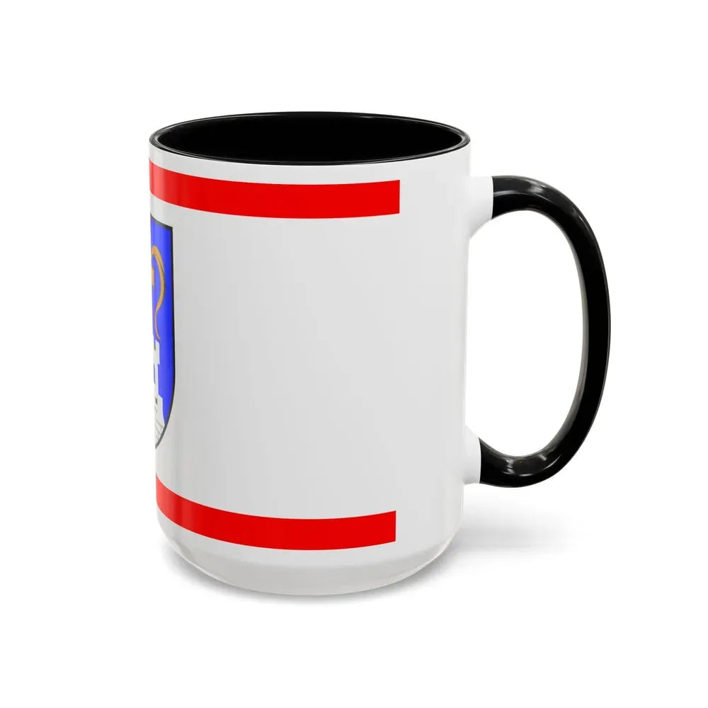 Flag of Ostholstein Germany - Accent Coffee Mug - Go Mug Yourself