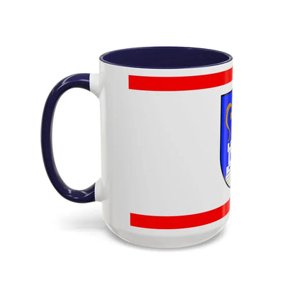 Flag of Ostholstein Germany - Accent Coffee Mug - Go Mug Yourself
