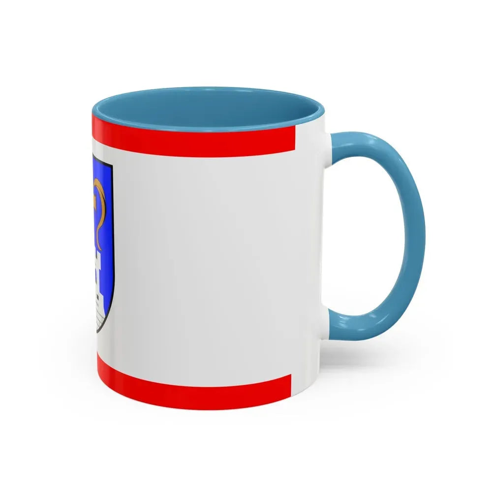 Flag of Ostholstein Germany - Accent Coffee Mug - Go Mug Yourself