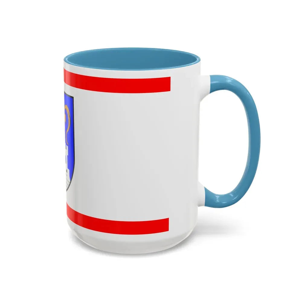 Flag of Ostholstein Germany - Accent Coffee Mug - Go Mug Yourself