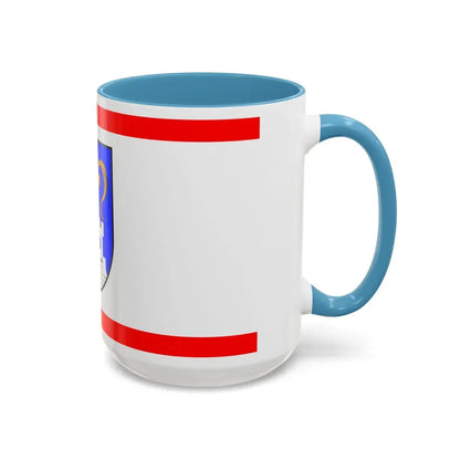 Flag of Ostholstein Germany - Accent Coffee Mug - Go Mug Yourself