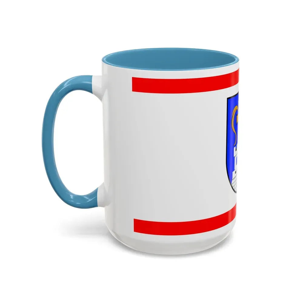Flag of Ostholstein Germany - Accent Coffee Mug - Go Mug Yourself