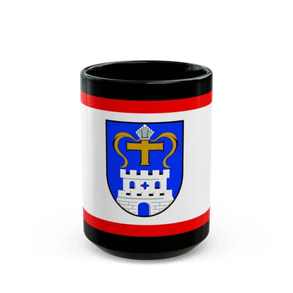 Flag of Ostholstein Germany - Black Coffee Mug 15oz - Go Mug Yourself