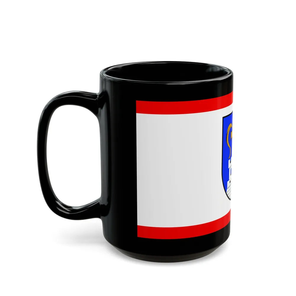 Flag of Ostholstein Germany - Black Coffee Mug-Go Mug Yourself