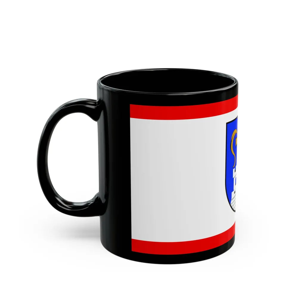 Flag of Ostholstein Germany - Black Coffee Mug-Go Mug Yourself