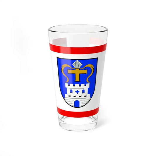Flag of Ostholstein Germany - Pint Glass 16oz 16oz - Go Mug Yourself