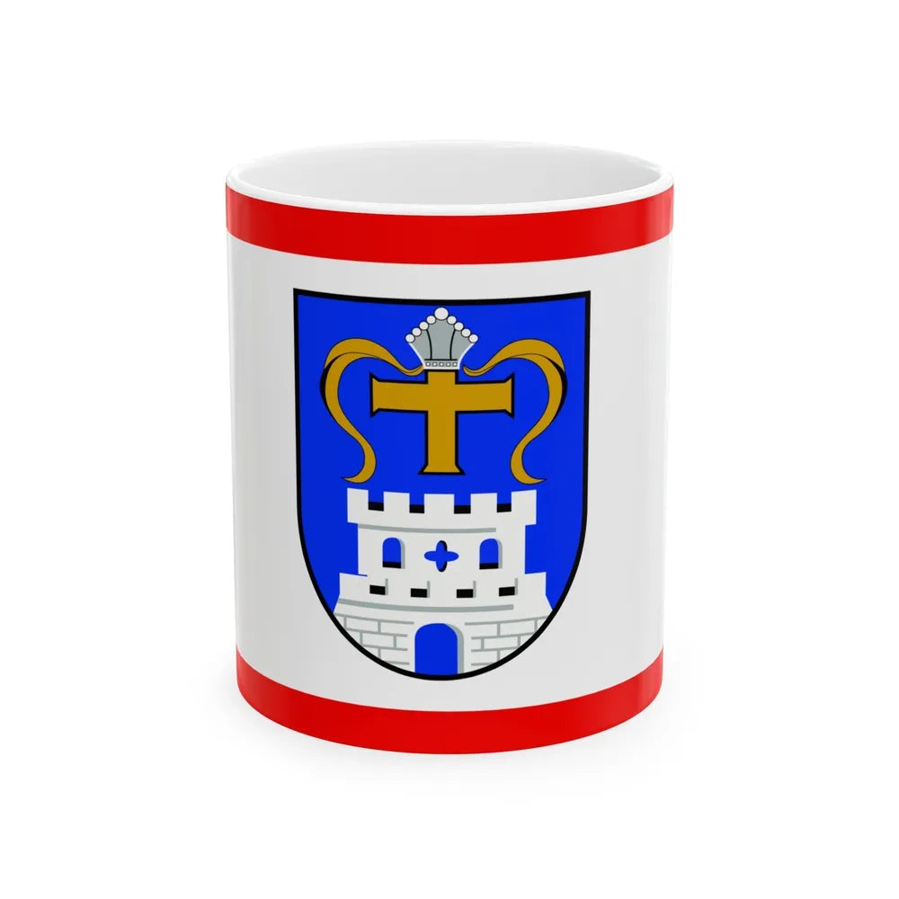 Flag of Ostholstein Germany - White Coffee Mug-11oz-Go Mug Yourself