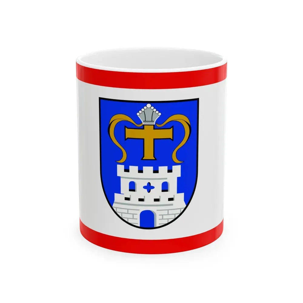 Flag of Ostholstein Germany - White Coffee Mug 11oz - Go Mug Yourself