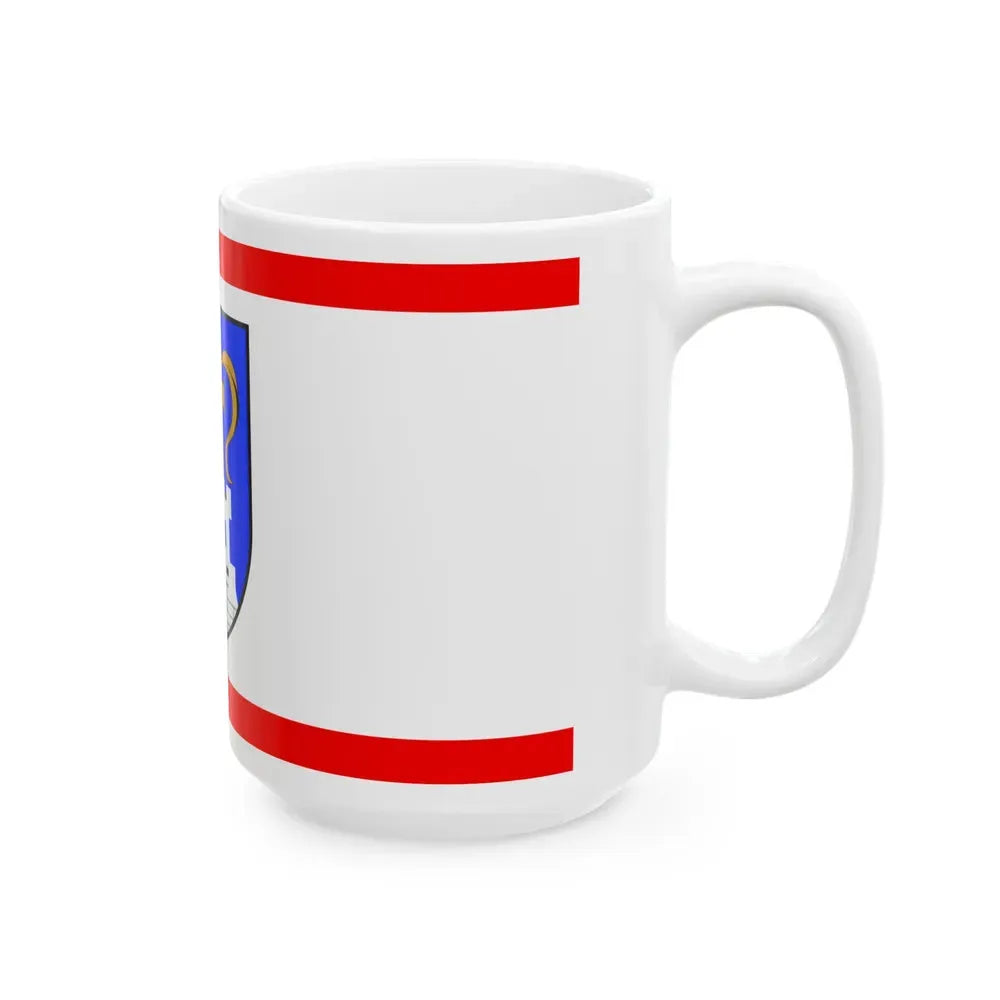 Flag of Ostholstein Germany - White Coffee Mug - Go Mug Yourself