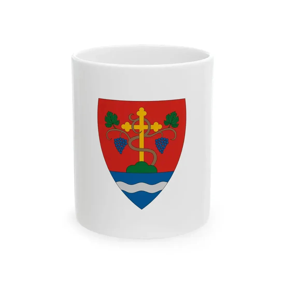 Flag of Ostoros (Hungary) White Coffee Mug 11oz - Go Mug Yourself
