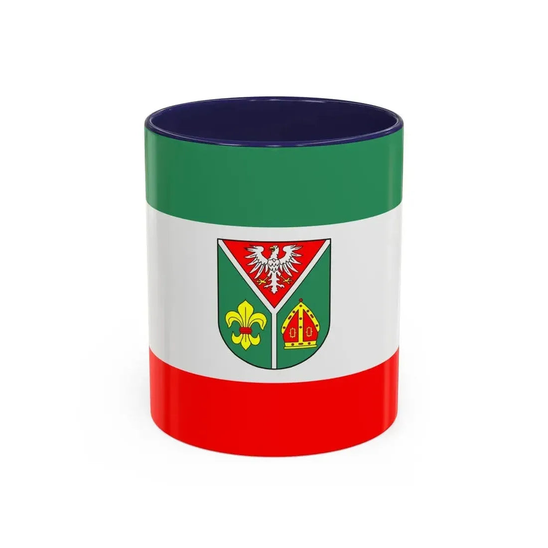 Flag of Ostprignitz Ruppin Germany - Accent Coffee Mug 11oz Navy - Go Mug Yourself
