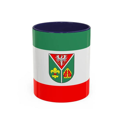 Flag of Ostprignitz Ruppin Germany - Accent Coffee Mug 11oz Navy - Go Mug Yourself