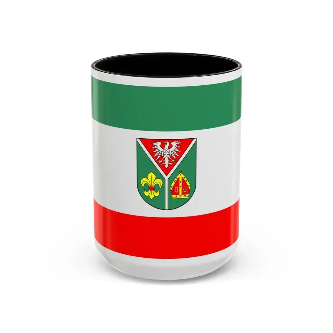 Flag of Ostprignitz Ruppin Germany - Accent Coffee Mug 15oz Black - Go Mug Yourself