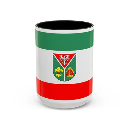 Flag of Ostprignitz Ruppin Germany - Accent Coffee Mug 15oz Black - Go Mug Yourself