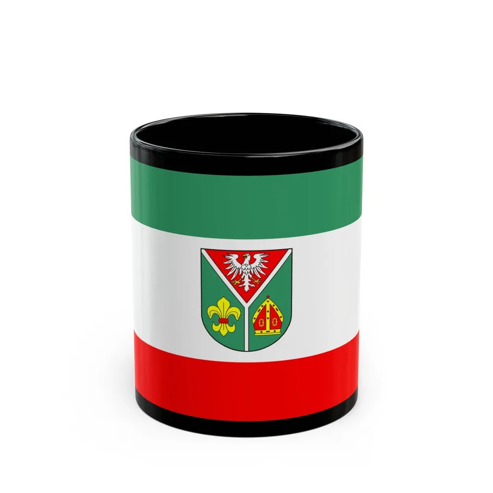 Flag of Ostprignitz Ruppin Germany - Black Coffee Mug-11oz-Go Mug Yourself