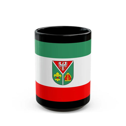 Flag of Ostprignitz Ruppin Germany - Black Coffee Mug-15oz-Go Mug Yourself