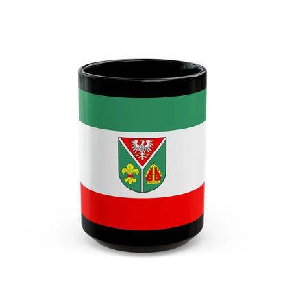 Flag of Ostprignitz Ruppin Germany - Black Coffee Mug 15oz - Go Mug Yourself
