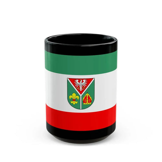 Flag of Ostprignitz Ruppin Germany - Black Coffee Mug 15oz - Go Mug Yourself
