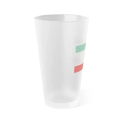 Flag of Ostprignitz Ruppin Germany - Frosted Pint Glass 16oz - Go Mug Yourself