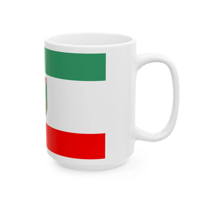 Flag of Ostprignitz Ruppin Germany - White Coffee Mug-Go Mug Yourself