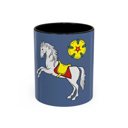 Flag of Ostrava Czech Republic - Accent Coffee Mug 11oz Black - Go Mug Yourself