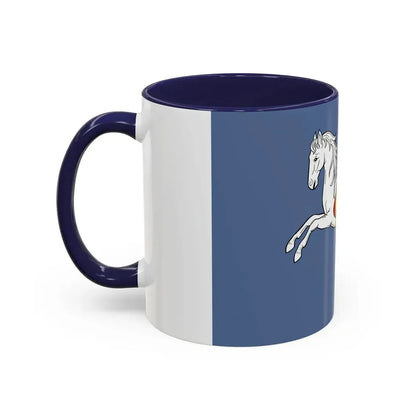 Flag of Ostrava Czech Republic - Accent Coffee Mug - Go Mug Yourself