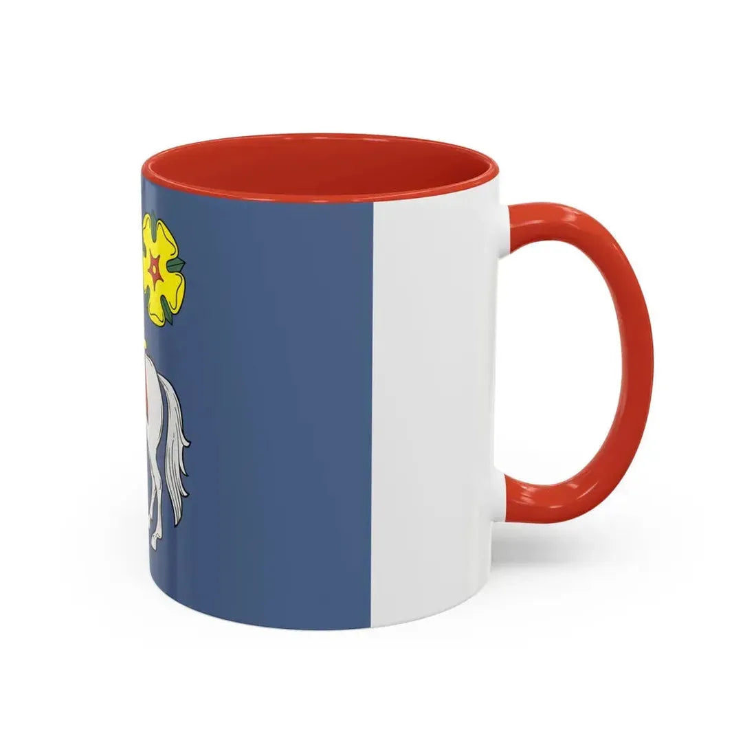 Flag of Ostrava Czech Republic - Accent Coffee Mug - Go Mug Yourself