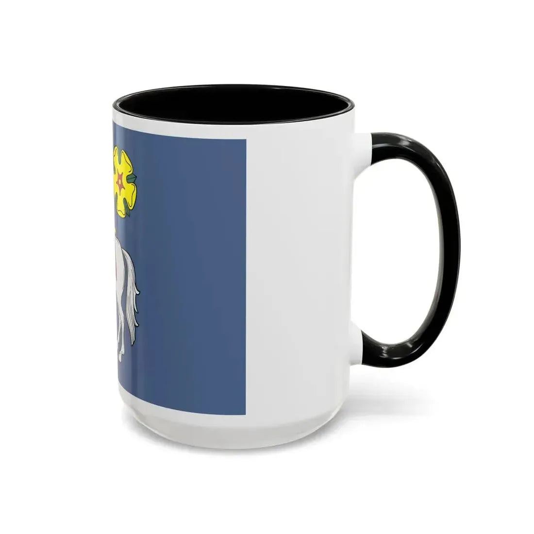 Flag of Ostrava Czech Republic - Accent Coffee Mug - Go Mug Yourself