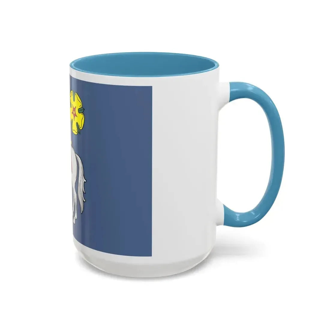 Flag of Ostrava Czech Republic - Accent Coffee Mug - Go Mug Yourself