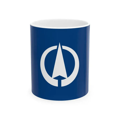 Flag of Osumi Kagoshima 1965-2005 (Japan) White Coffee Mug 11oz - Go Mug Yourself