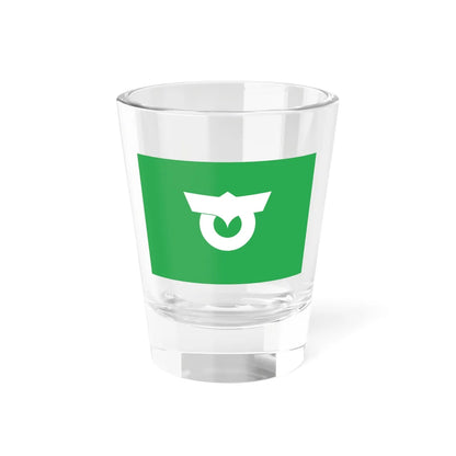 Flag of Otari Nagano (Japan) Shot Glass 1.5oz 1.5oz - Go Mug Yourself