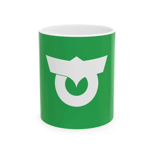 Flag of Otari Nagano (Japan) White Coffee Mug 11oz - Go Mug Yourself