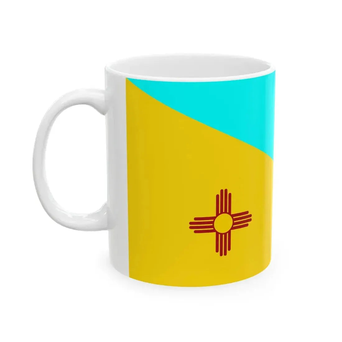 Flag of Otero County New Mexico (Mexico) White Coffee Mug - Go Mug Yourself