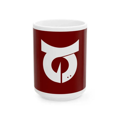 Flag of Otobe Hokkaido (Japan) White Coffee Mug 15oz - Go Mug Yourself