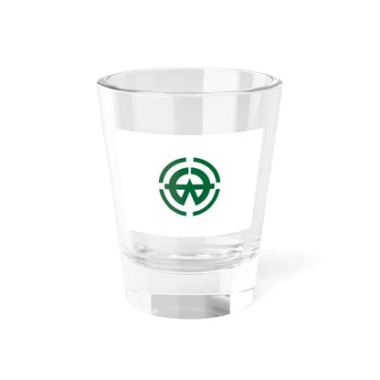 Flag of Otone Saitama 1964-2010 (Japan) Shot Glass 1.5oz 1.5oz - Go Mug Yourself