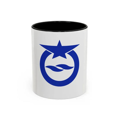 Flag of Otsu Shiga Japan - Accent Coffee Mug 11oz Black - Go Mug Yourself