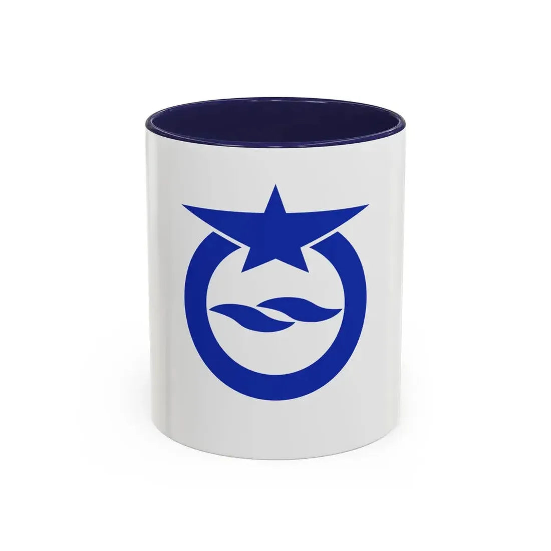 Flag of Otsu Shiga Japan - Accent Coffee Mug 11oz Navy - Go Mug Yourself
