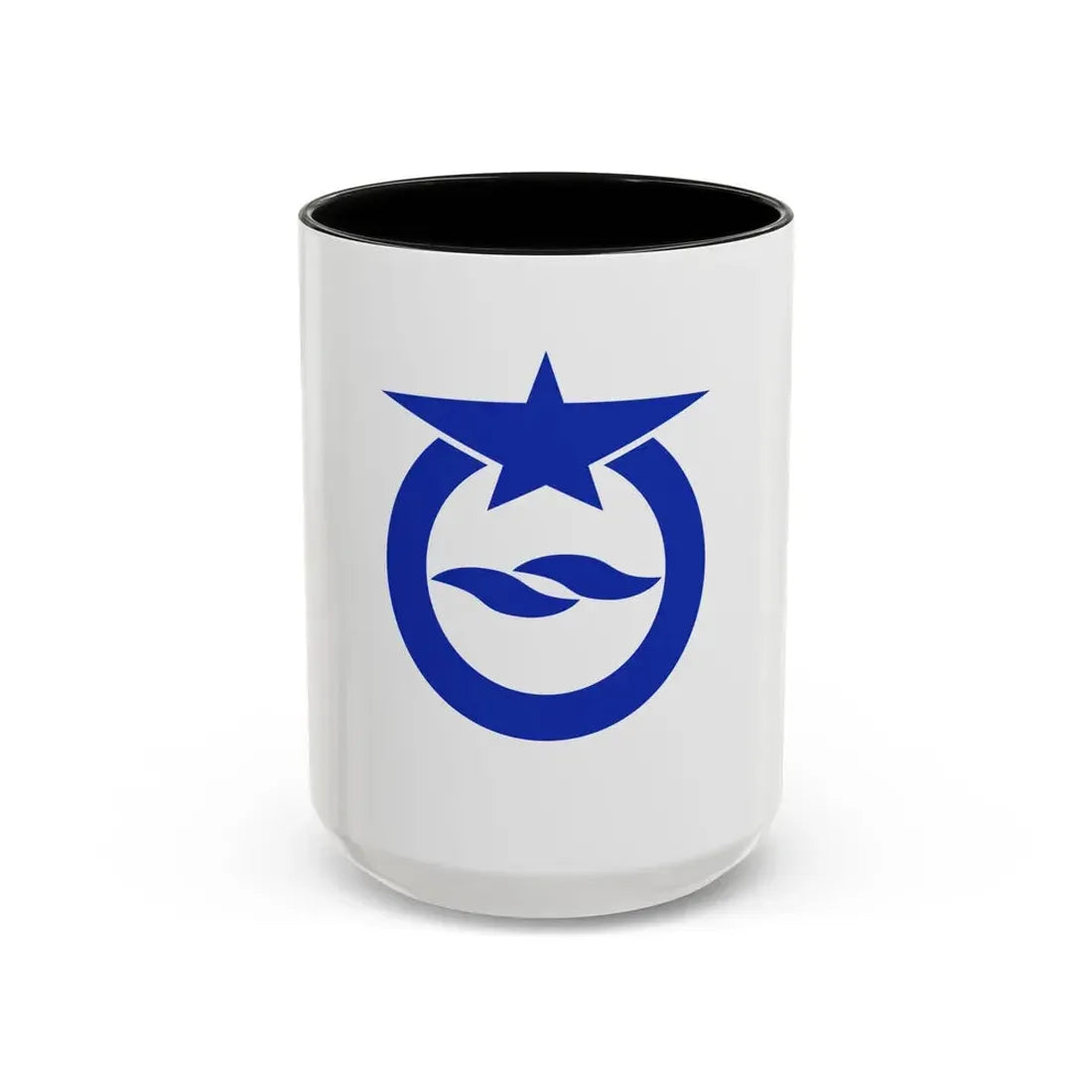 Flag of Otsu Shiga Japan - Accent Coffee Mug 15oz Black - Go Mug Yourself