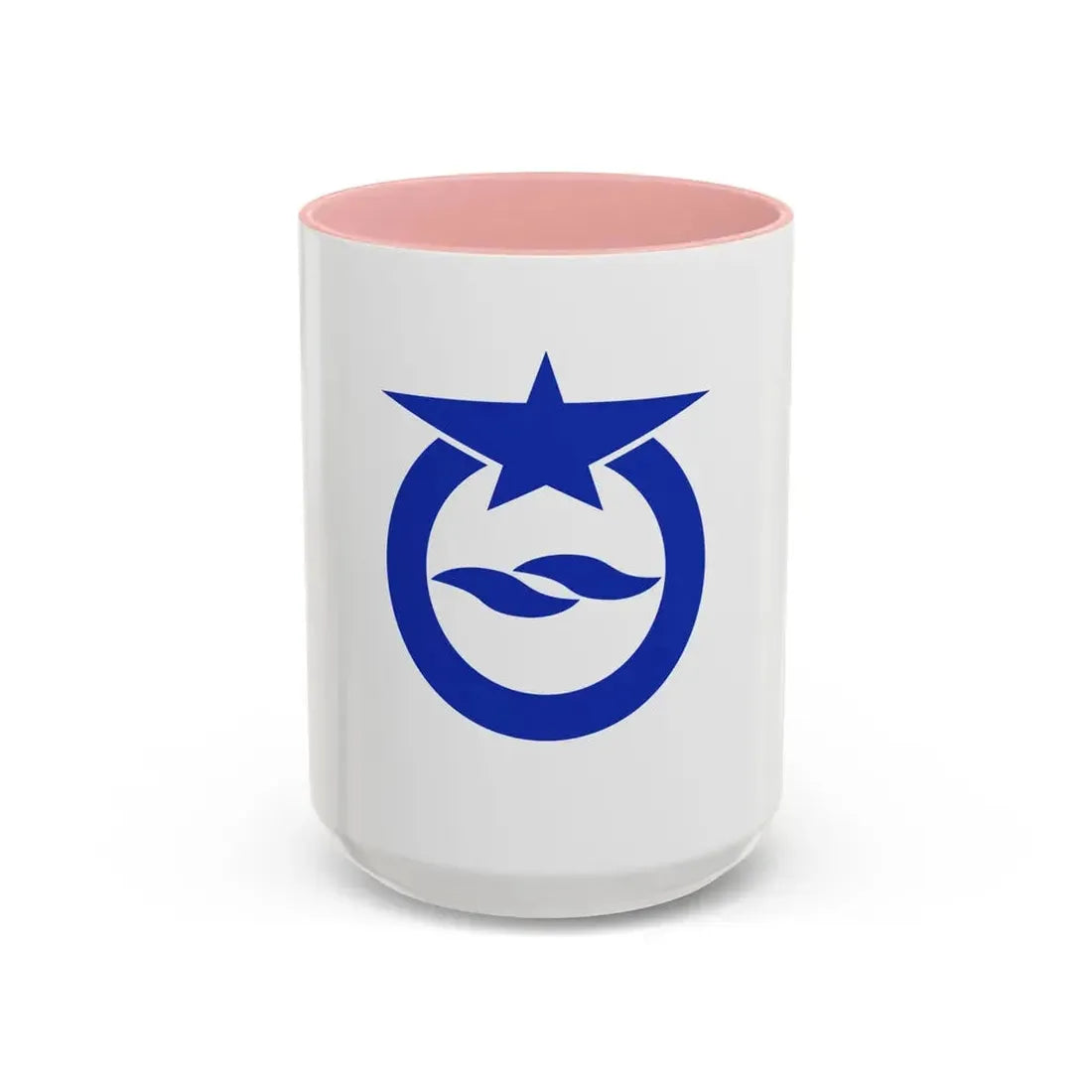 Flag of Otsu Shiga Japan - Accent Coffee Mug 15oz Pink - Go Mug Yourself