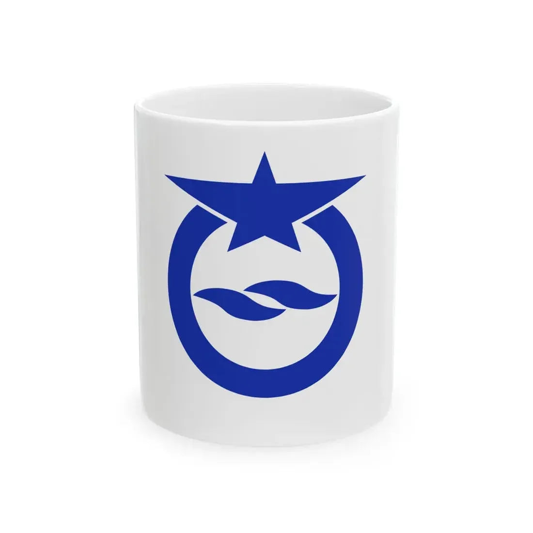 Flag of Otsu Shiga (Japan) White Coffee Mug 11oz - Go Mug Yourself