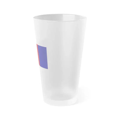 Flag of Ottawa 1902 to 1987 Canada - Frosted Pint Glass 16oz - Go Mug Yourself