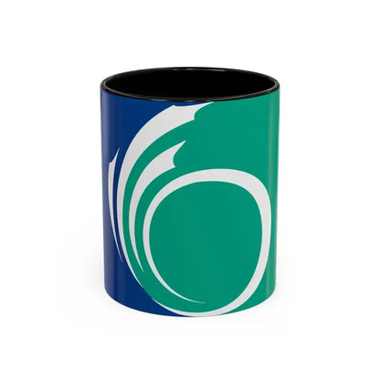 Flag of Ottawa Ontario Canada - Accent Coffee Mug 11oz Black - Go Mug Yourself