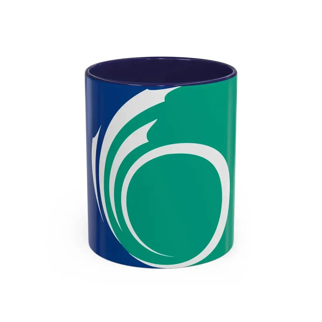 Flag of Ottawa Ontario Canada - Accent Coffee Mug 11oz Navy - Go Mug Yourself