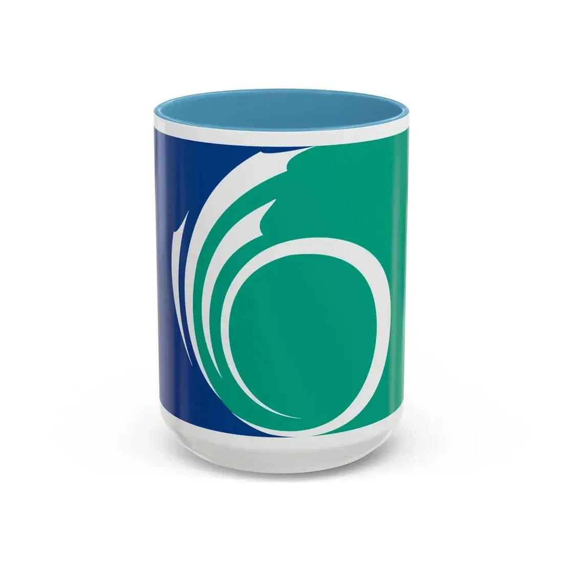 Flag of Ottawa Ontario Canada - Accent Coffee Mug 15oz Light Blue - Go Mug Yourself