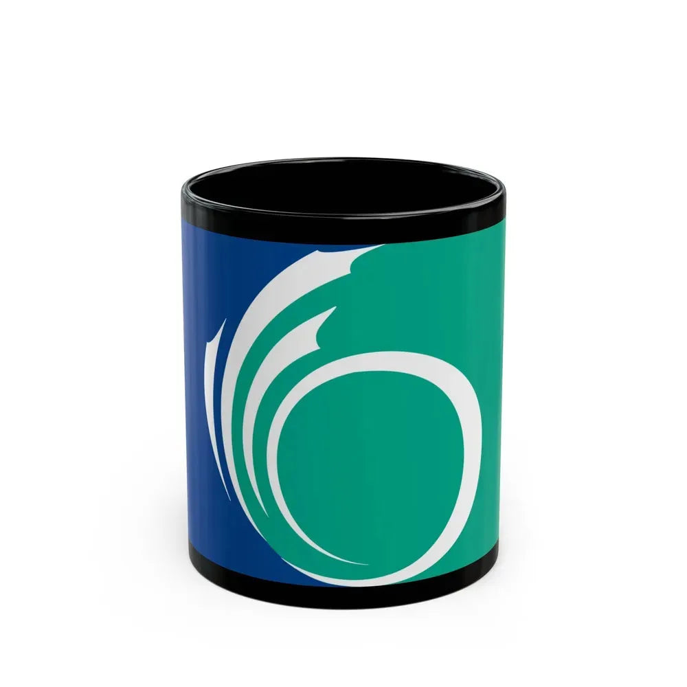 Flag of Ottawa Ontario Canada - Black Coffee Mug 11oz - Go Mug Yourself
